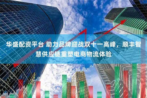 华盛配资平台 助力品牌迎战双十一高峰，顺丰智慧供应链重塑电商物流体验
